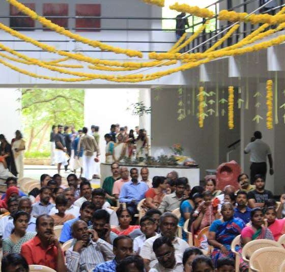 Karpagam Architecture - Student at Onam Celebration