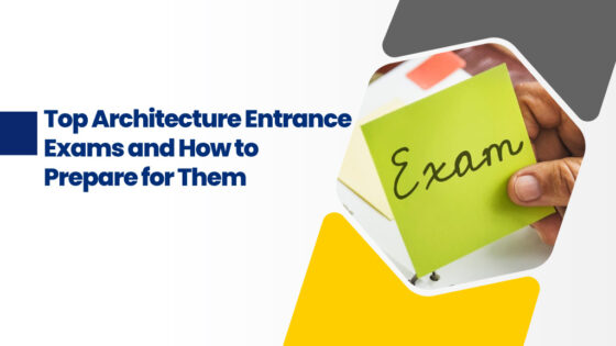 Student preparing for architecture entrance exams