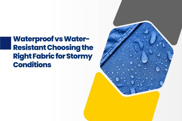 Waterproof vs Water-Resistant Choosing the Right Fabric for Stormy ...